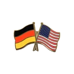 Deutschland + USA Freundschaftspin