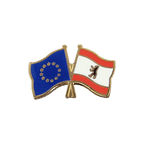 UE + Berlin Pin's drapeaux croisés