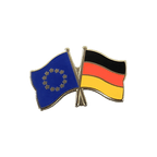 UE + Allemagne Pin's drapeaux croisés