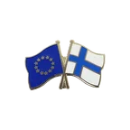 UE + Finlande Pin's drapeaux croisés