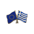EU + Griechenland Freundschaftspin