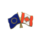 UE + Canada Pin's drapeaux croisés