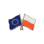 EU + Polen Freundschaftspin