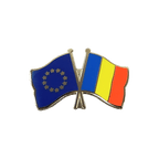 EU + Rumänien Freundschaftspin