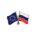EU + Russland Freundschaftspin