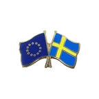 EU + Schweden Freundschaftspin
