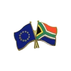 EU + South Africa Crossed Flag Pin