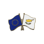 EU + Zypern Freundschaftspin