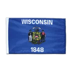 Petit drapeau Wisconsin 30 x 45 cm