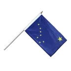 Alaska Stockflagge PRO 30 x 45 cm