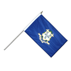 Connecticut Stockflagge PRO 30 x 45 cm