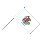 Illinois Stockflagge PRO 30 x 45 cm