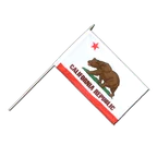 California Hand Waving Flag 12x18"