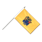 New Jersey Stockflagge PRO 30 x 45 cm