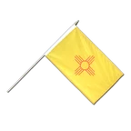 New Mexico Stockflagge PRO 30 x 45 cm