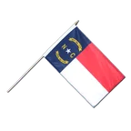 North Carolina Stockflagge PRO 30 x 45 cm