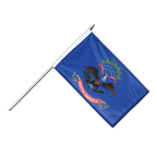 North Dakota Stockflagge PRO 30 x 45 cm