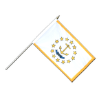Rhode Island Stockflagge PRO 30 x 45 cm
