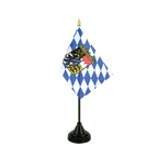 Bavaria with crest Table Flag 4x6"