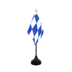 Bavière sans blason Mini drapeau de table 10 x 15 cm