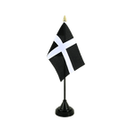 St. Piran Cornwall Tischflagge 10 x 15 cm