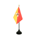 Sicilie Mini drapeau de table 10 x 15 cm