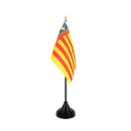 Valencia Tischflagge 10 x 15 cm