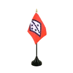 Tischflagge Arkansas