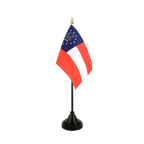 Géorgie (États-Unis) Mini drapeau de table 10 x 15 cm