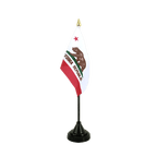 Californie Mini drapeau de table 10 x 15 cm