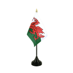 Pays de Galles Mini drapeau de table 10 x 15 cm