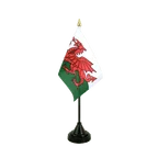 Wales Table Flag 4x6"