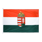 Hongrie avec Blason Drapeau 100 x 150 cm