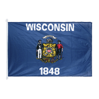 Wisconsin Hissfahne 100 x 150 cm