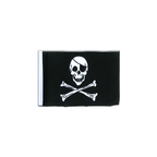 Pirat Skull and Bones Fähnchen 10 x 15 cm