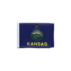 Kansas Mini Flag 4x6"