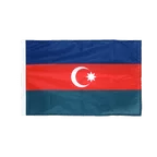 Aserbaidschan Hohlsaum Flagge PRO 60 x 90 cm