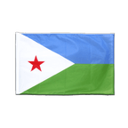 Dschibuti Hohlsaum Flagge PRO 60 x 90 cm