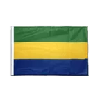 Gabun Hohlsaum Flagge PRO 60 x 90 cm