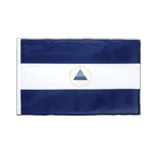 Nicaragua Hohlsaum Flagge PRO 60 x 90 cm