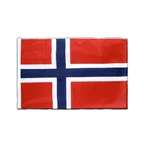 Norwegen Hohlsaum Flagge PRO 60 x 90 cm