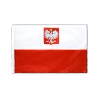 Drapeau Fourreau PRO Pologne avec aigle 60 x 90 cm