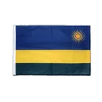 Ruanda Hohlsaum Flagge PRO 60 x 90 cm