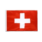 Schweiz Hohlsaum Flagge PRO 60 x 90 cm