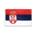 Serbia with crest Sleeved Flag PRO 2x3 ft