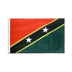 St. Kitts und Nevis Hohlsaum Flagge PRO 60 x 90 cm