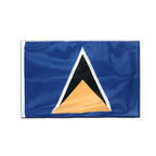St. Lucia Hohlsaum Flagge PRO 60 x 90 cm