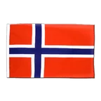 Norwegen Hohlsaum Flagge ECO 60 x 90 cm