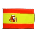 Spanien mit Wappen Hohlsaum Flagge ECO 60 x 90 cm