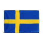 Schweden Hohlsaum Flagge ECO 60 x 90 cm